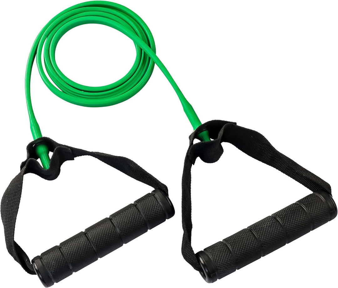 Body-Solid Tools BSTRT Resistance Tube Bands with Handles Very Light to Very Heavy