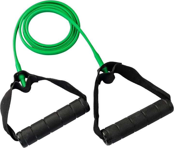 Body-Solid Tools BSTRT Resistance Tube Bands with Handles Very Light to Very Heavy