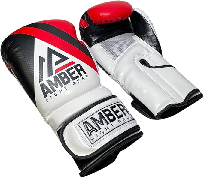 Fury Boxing Gloves - Kickboxing, Muay Thai Training Gloves, Sparring Punching Bag Mitts, Durable PU, Shock-Absorbing Foam Core, Non-Slip Wrist Support, Multi-Sport Glove