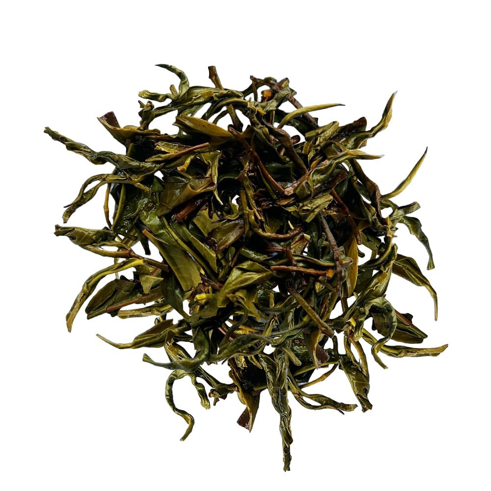 Darjeeling Green Tea, Premium Loose Leaf - Natural Detox Blend, Handpicked from Certified Gardens, 3.5 oz Pack, Refreshing and Antioxidant-Rich