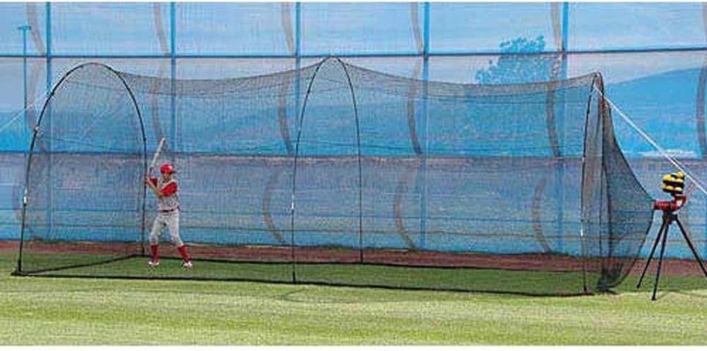 Heater Trend Sports Slider Lite-Ball Pitching Machine &amp; PowerAlley Batting Cage