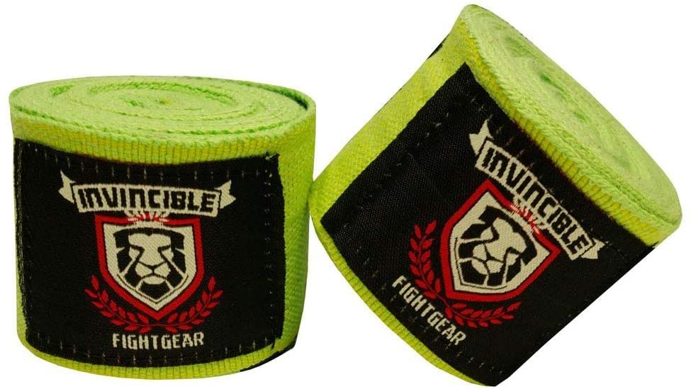 Amber Fight Gear Ultimate 180-Inch Mexican Style Elastic Hand Wraps Premium Quality Boxing Kickboxing Muay Thai MMA Wraps for Men and Women
