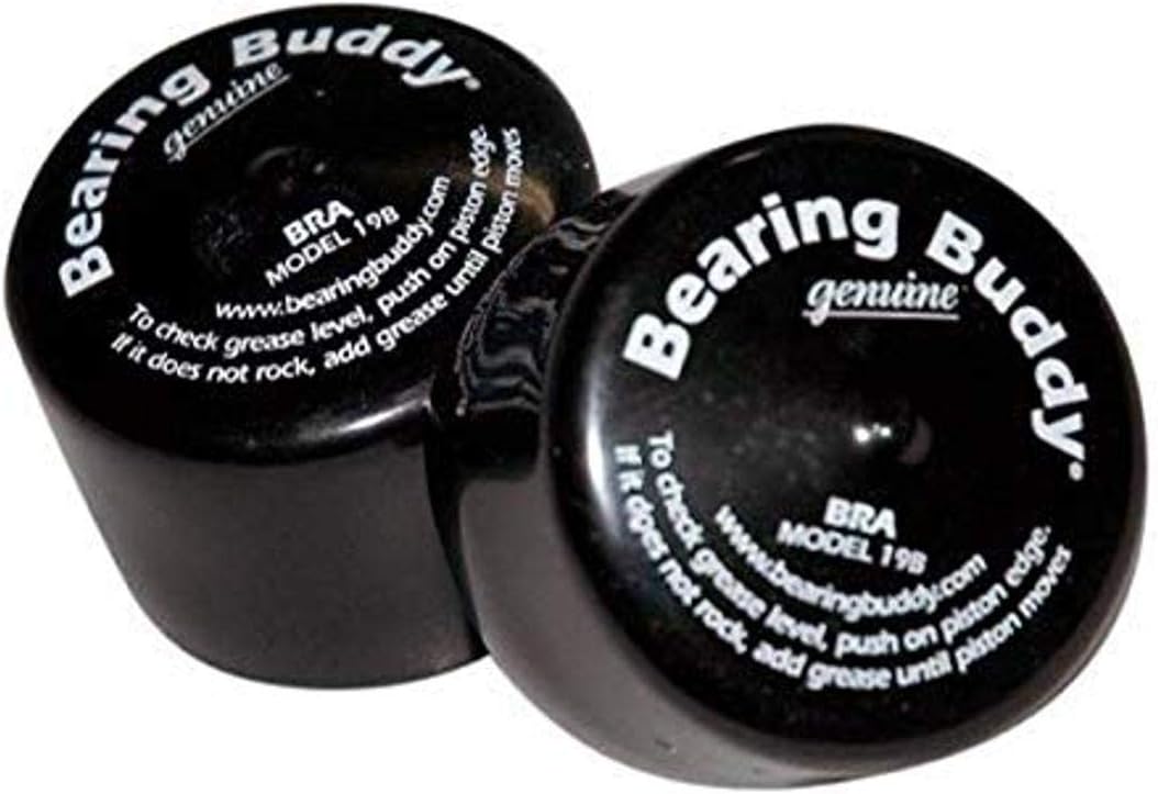 Bearing Buddy - 0231.1012 70019 Bra - Model 19B, Pair , Black