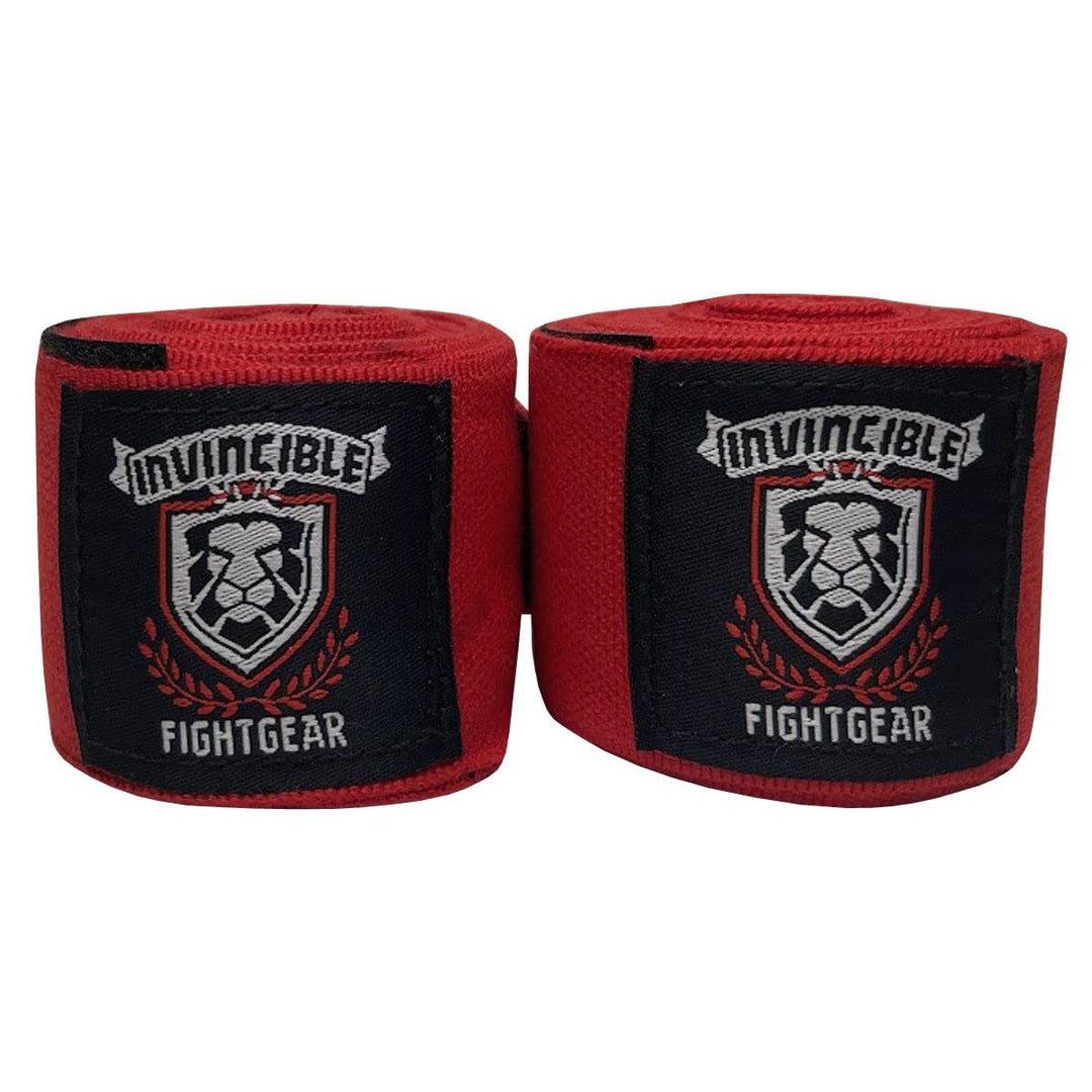Amber Fight Gear Invincible Hand Wraps, Semi-Elastic Boxing Wraps with Thick Double-Cut Stretch for Ultimate Protection, Ideal for Boxing, MMA