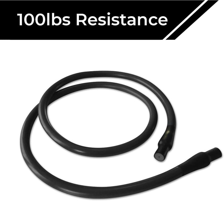 Prism Fitness 100lb Resistance Cable, Heavy-Duty Rubber Exercise Band