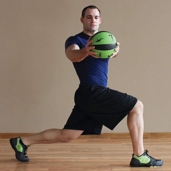 Prism Fitness 10 lb Smart Medicine Ball - Blue