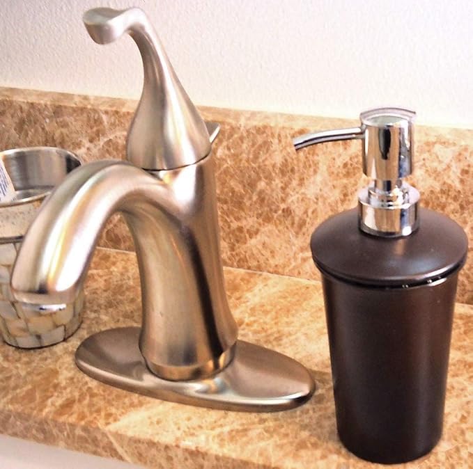 Millennium Collection Refillable Liquid Soap &amp; Lotion Dispenser Set - Elegant Antique Copper Finish, Versatile for Bathroom Vanity, Kitchen Sink, Office, and Home Decor (Set of 2)