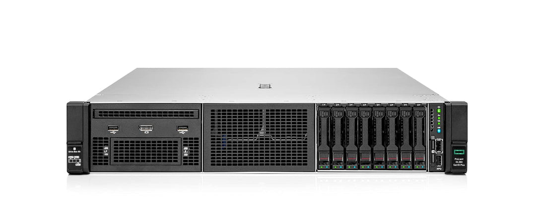 Hewlett Packard Enterprise HPE ProLiant DL380 G10 2U Rack Server - 1 x Intel Xeon Silver 4208 2.10 GHz - 32 GB RAM - Serial ATA/600, 12Gb/s SAS Controller
