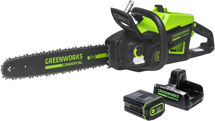 High Performance 82V 18-inch 2.7kW Chainsaw with 4Ah Battery and Dual Port Charger 82CS27-4DP - Power and Precision for Your Cutting Needs