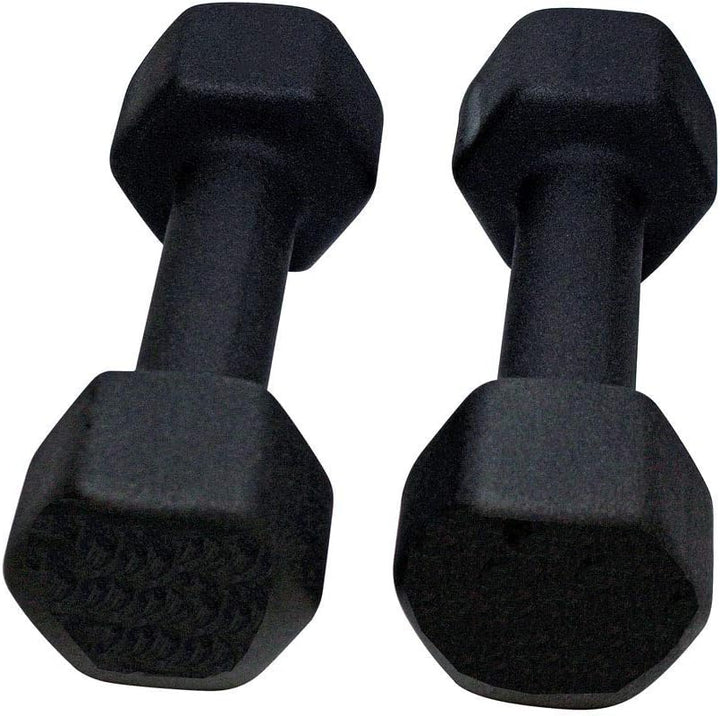Neoprene Dumbbell for Strength Training, Muscle Toning, and Rehab, Non-Slip Grip, Anti-Roll Design