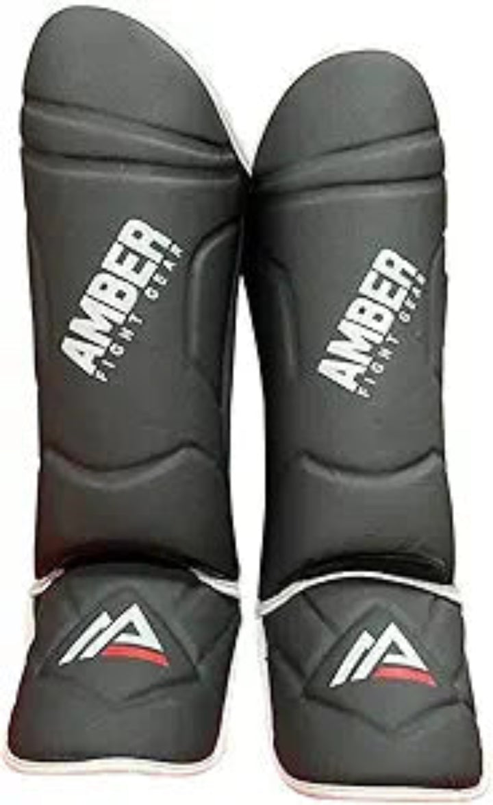 Centurion Muay Thai Shin and Instep Guards, High-Density Foam Protection, Skintex Leather, Adjustable Straps, Lightweight &amp; Durable for MMA, Kickboxing, Muay Thai, and Taekwondo