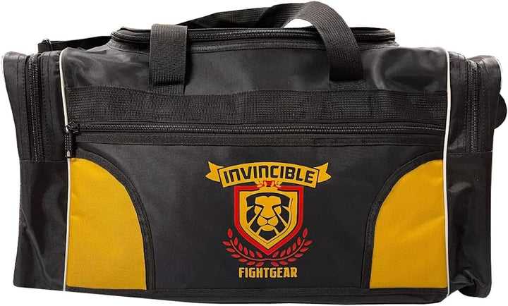 Invincible Hold-All Gym Bag, Breathable Duffle Mesh Bag for Boxing, MMA, Kickboxing, Wrestling &amp; Sports, Waterproof &amp; Rip-Stop Nylon
