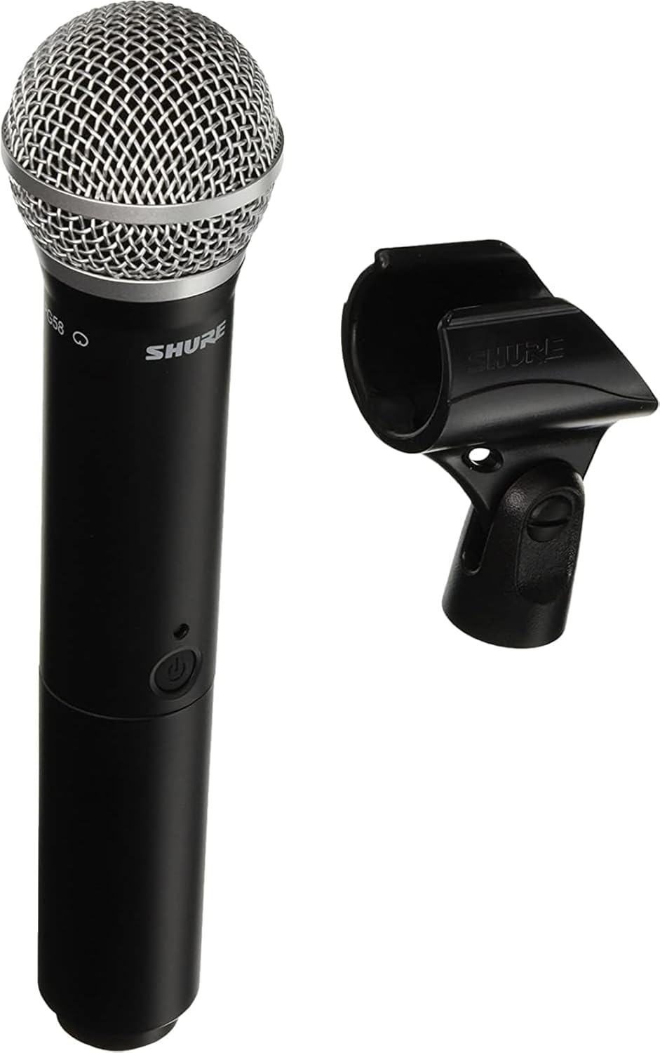 Shure BLX2/B58 Handheld Transmitter with PG58 Vocal Mic Capsule - for use with BLX Wireless Microphone Systems, Receiver Sold Separately | H9 Band (BLX2/PG58=-H9)