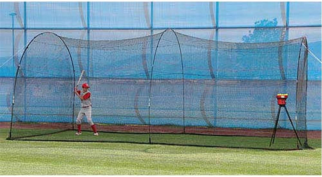 Heater Crusher Pitching Machine &amp; PowerAlley Batting Cage