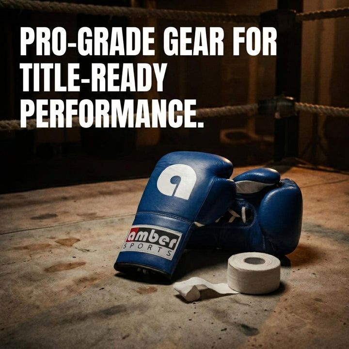 Premium All-Leather Professional Fight Gloves Padded, Pre-Curved, Safety-Focused Design with Layered Foam and Attached Thumb