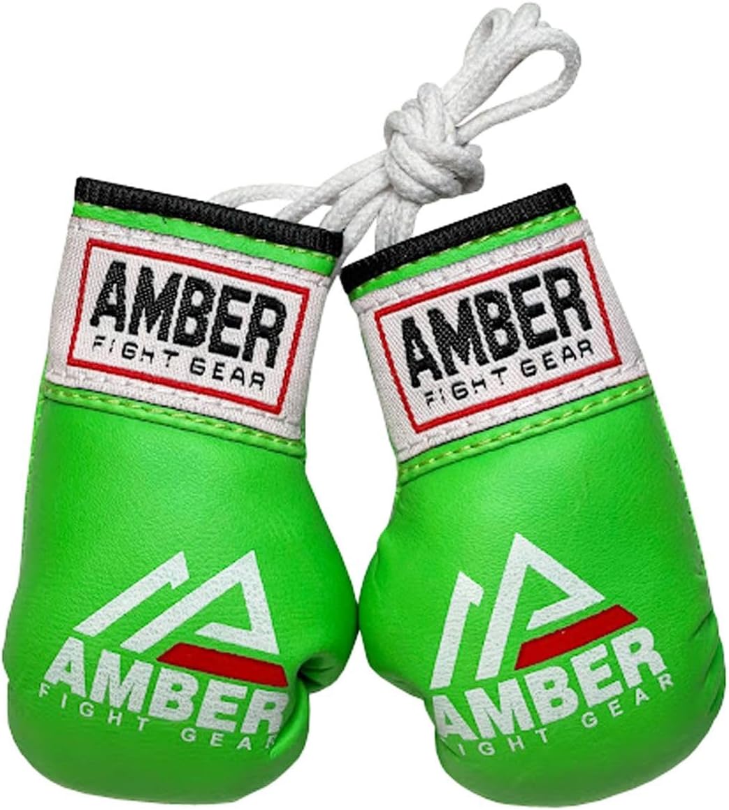 Mini Boxing Glove Replicas The Perfect Accessory for Boxing Fans and Unique Gift Giving - Authentic, Detailed, and Sporty Rear-View Mirror Decoration, Sold as a Pair