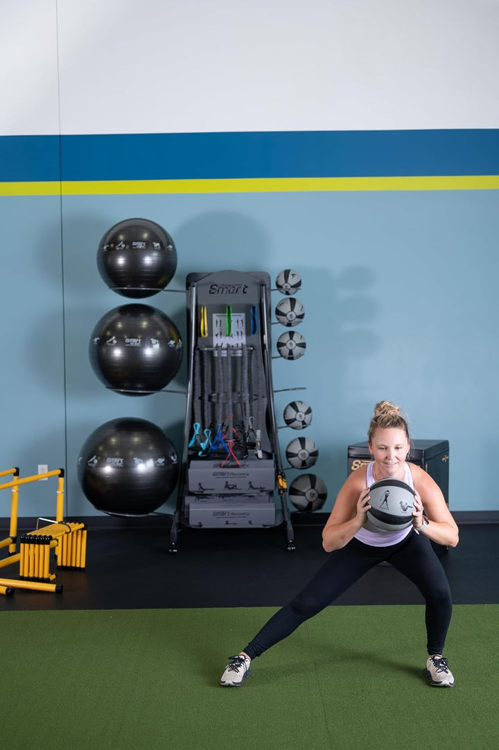 Prism Fitness Smart 6 lb Weighted Medicine Ball - Gray