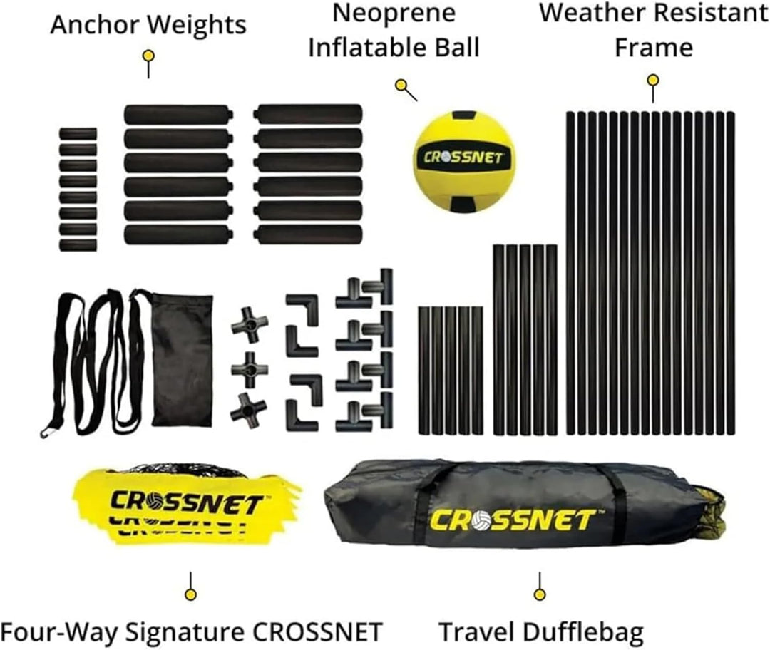 CROSSNET H2O Volleyball Pool Game - Four Square Net