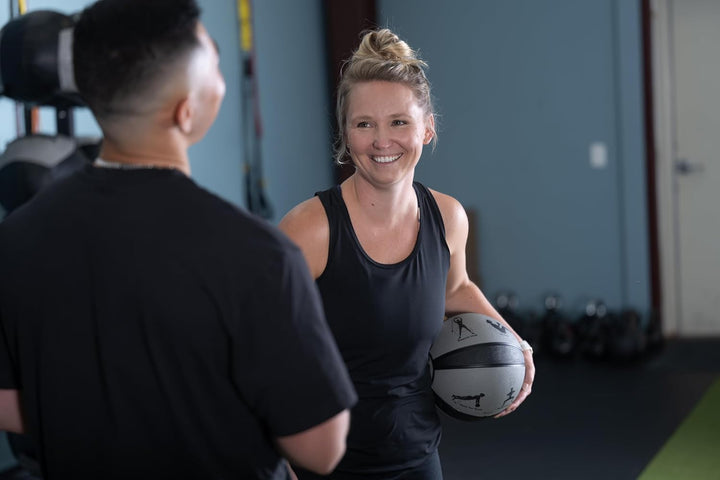 Prism Fitness 4 lb Smart Medicine Ball for Strength Training