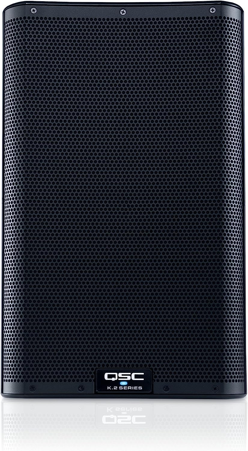 QSC K10.2 Active 10 Inch Powered 2000 Watt Loudspeaker, Multicolored