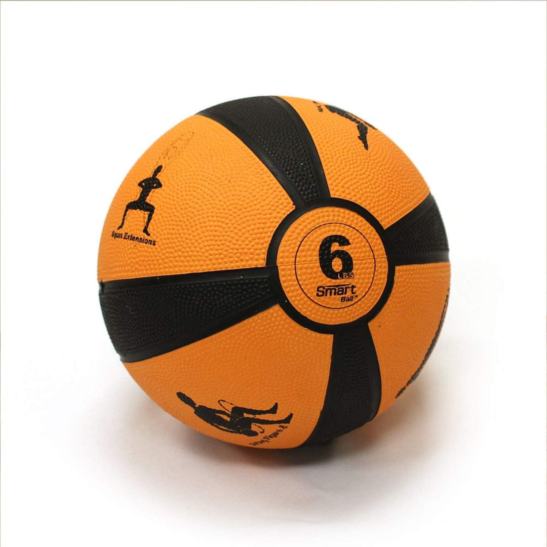 Prism Fitness 6 lb Smart Medicine Ball - Orange