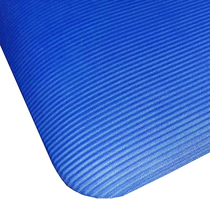 Premium 1/2-Inch Extra Thick Exercise Yoga Mat, Non-Slip Anti-Tear, Carry Strap, Indoor &amp; Outdoor Fitness Mat, 71? Long 24? Wide