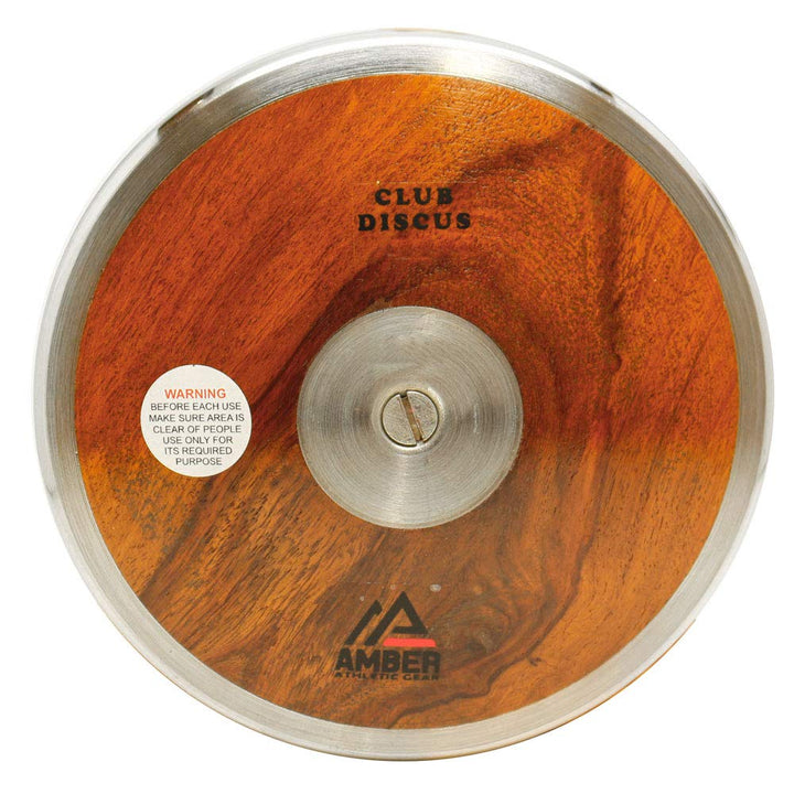 Amber Fight Gear Precision Wood Club Discus Balanced, Stable, Versatile Thrower&