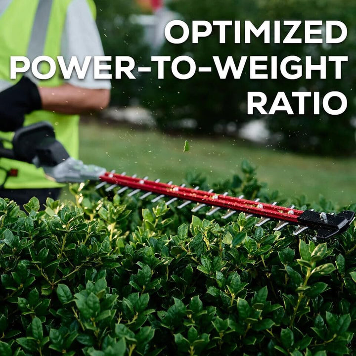 82V Short Pole Hedge Trimmer with 2.5 Ah Battery and Dual Port Charger (82PH30F-25DP) - Precision Trimming Power for Professional Landscaping
