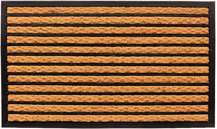 LIVEVIE Masterstroke Front Door Mat, Stylish Low-Profile Doormat for Indoor/Outdoor Entrance, Welcome Mat