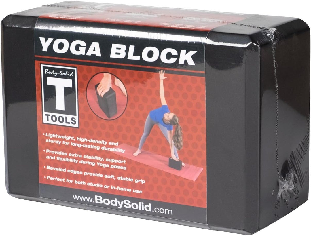 Body-Solid Tools High-Density Foam Yoga Block (BSTYB10)