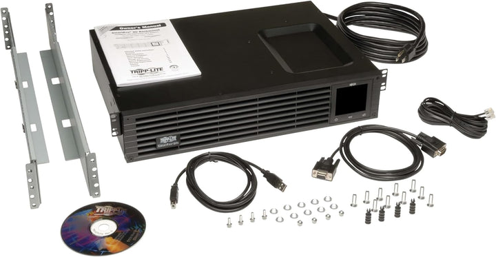 Tripp Lite 1500VA Smart UPS Back Up, Sine Wave, 1350W Line-Interactive, 2U Rackmount, LCD, USB, DB9, 2 &amp; 3 Year Warranties, $250,000 Insurance (SMART1500RM2U)