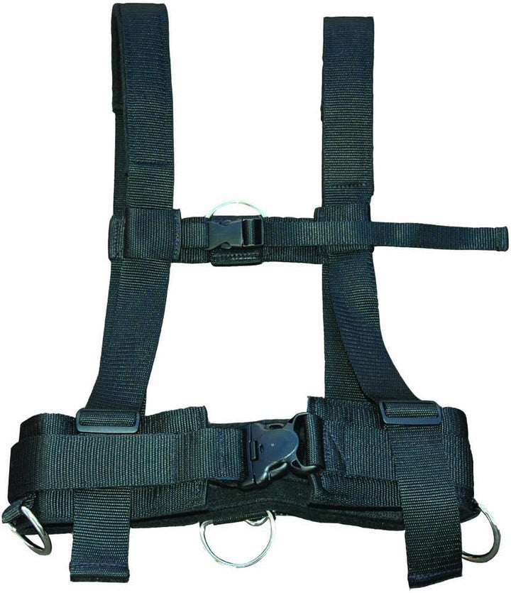 Prism Fitness Speed Training Workhorse Harness with 7ft Leash - Large (170-210lb)