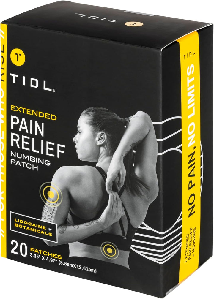 TIDL Lidocaine Patches with Menthol, 20 Count
