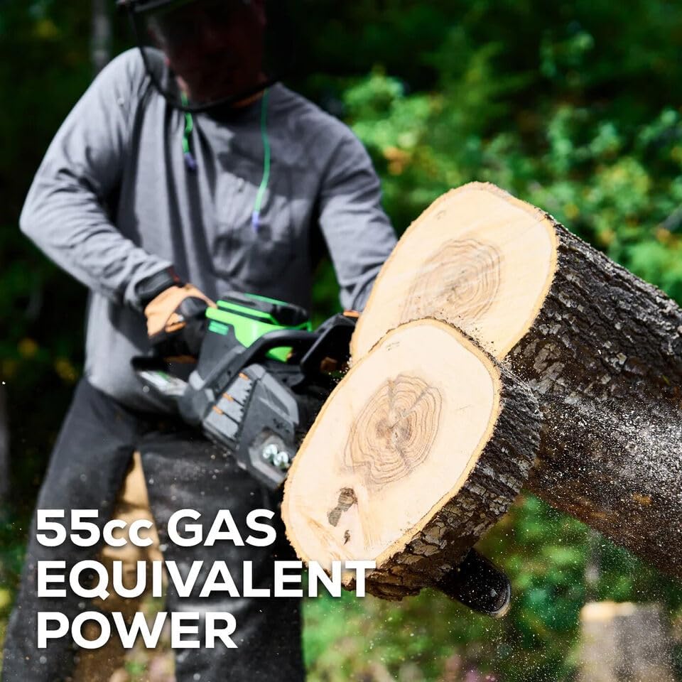 High Performance 82V 18-inch 2.7kW Chainsaw with 4Ah Battery and Dual Port Charger 82CS27-4DP - Power and Precision for Your Cutting Needs