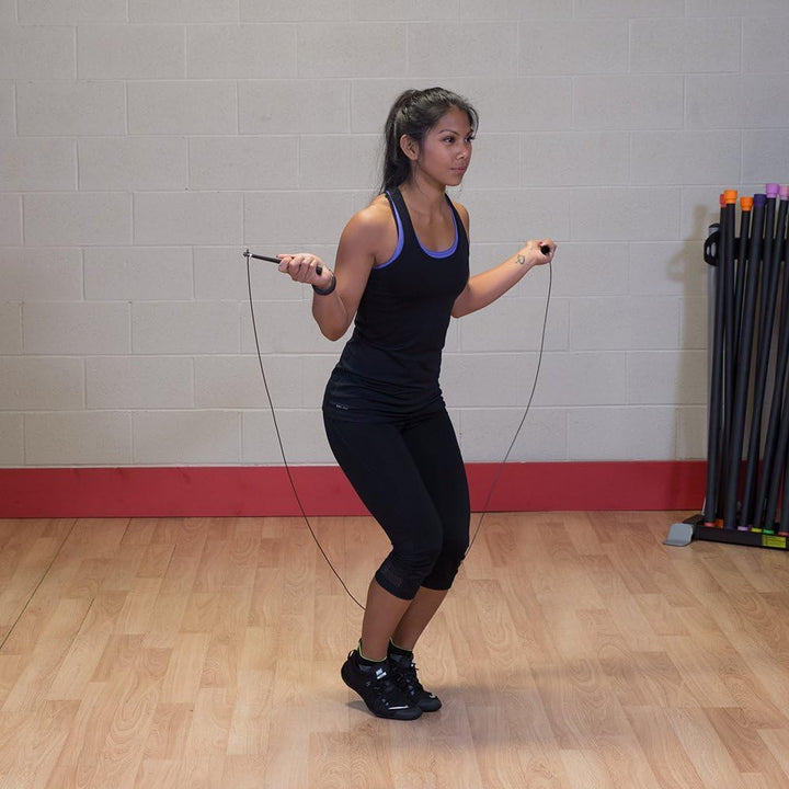 Body-Solid Tools Adjustable Speed Jump Rope for Cardio &amp; Boxing