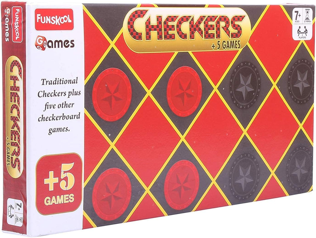 Funskool Checkers Plus 5