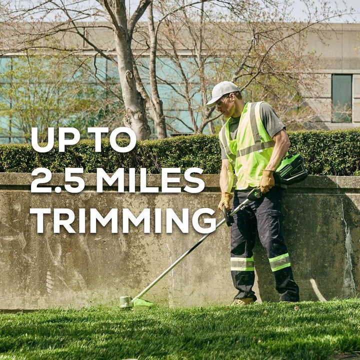 82ST15-4DP 82V GEN II 1.5kW Front-Mount String Trimmer: Powerful Cordless Trimming Solution with 4Ah Battery and Dual Port Charger