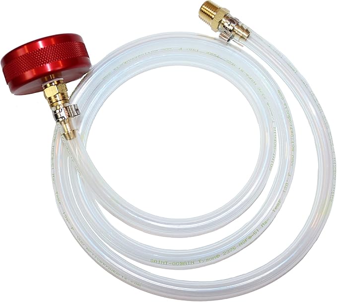 Motive Products 0109 Black Label European Power Bleeder 2-Quart Tank with Hose, Extra Tubing, and Adapter