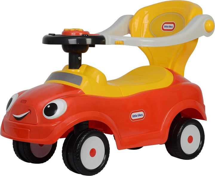 Best Ride On Cars Baby Toddler 3 in 1 Little Tikes Toy Push Vehicle Stroller, Walking Push Car and Ride On, Red