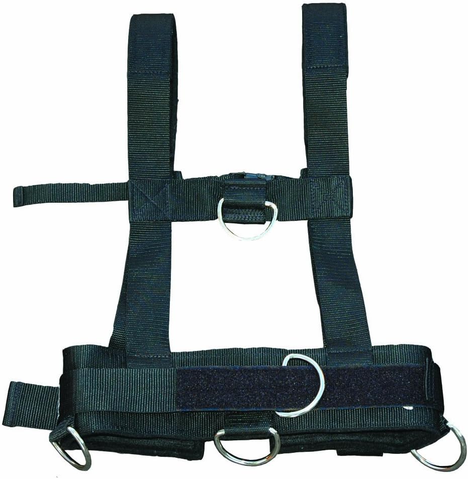 Prism Fitness Speed Training Workhorse Harness with 7ft Leash - Large (170-210lb)