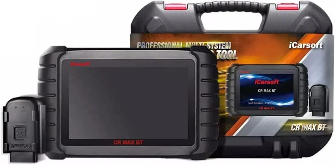 iCarsoft CR Max BT Bluetooth - Professional Multibrand Automotive Diagnostic Scanner - Read/Erase Faults Codes - Reset Oil Service - Coding &amp; Programming
