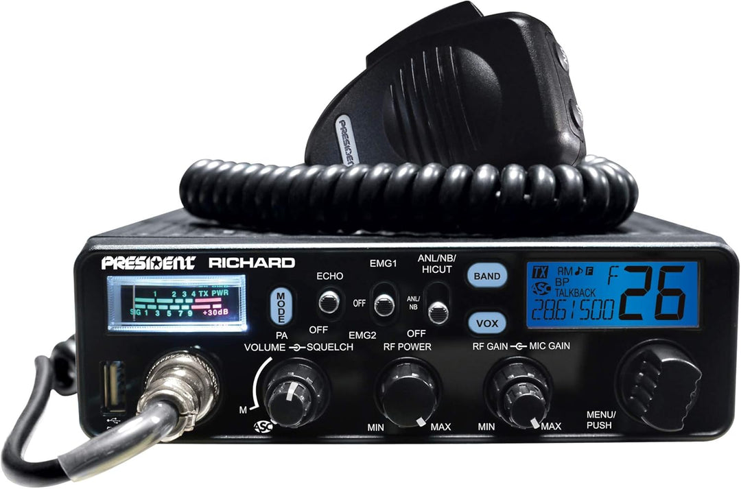 President Richard 10 Meter Ham Radio, 50W PEP