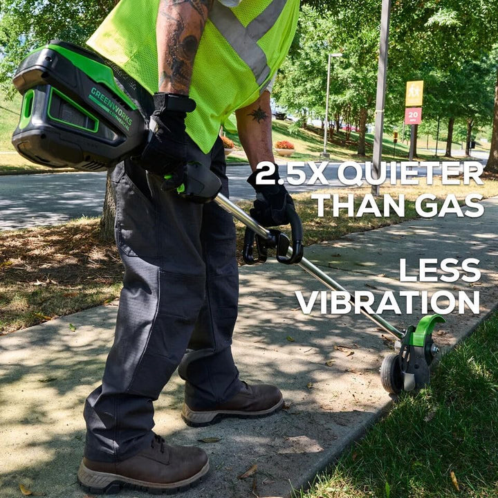 82V Edger Precision Cutting, Powerful Motor, 4Ah Battery, Dual Port Charger (82ES15-4DP)