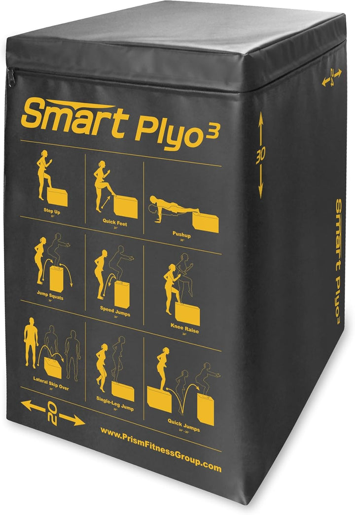 Prism Fitness 3-in-1 Smart Plyo Cube with Self-Guided Training