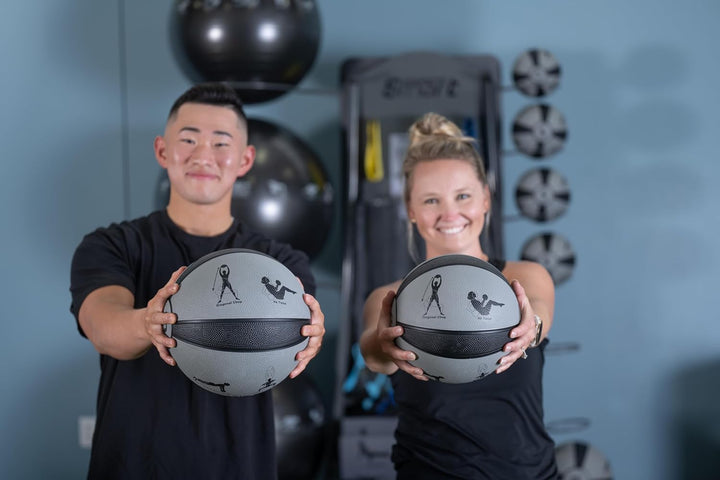 Prism Fitness 4 lb Smart Medicine Ball for Strength Training