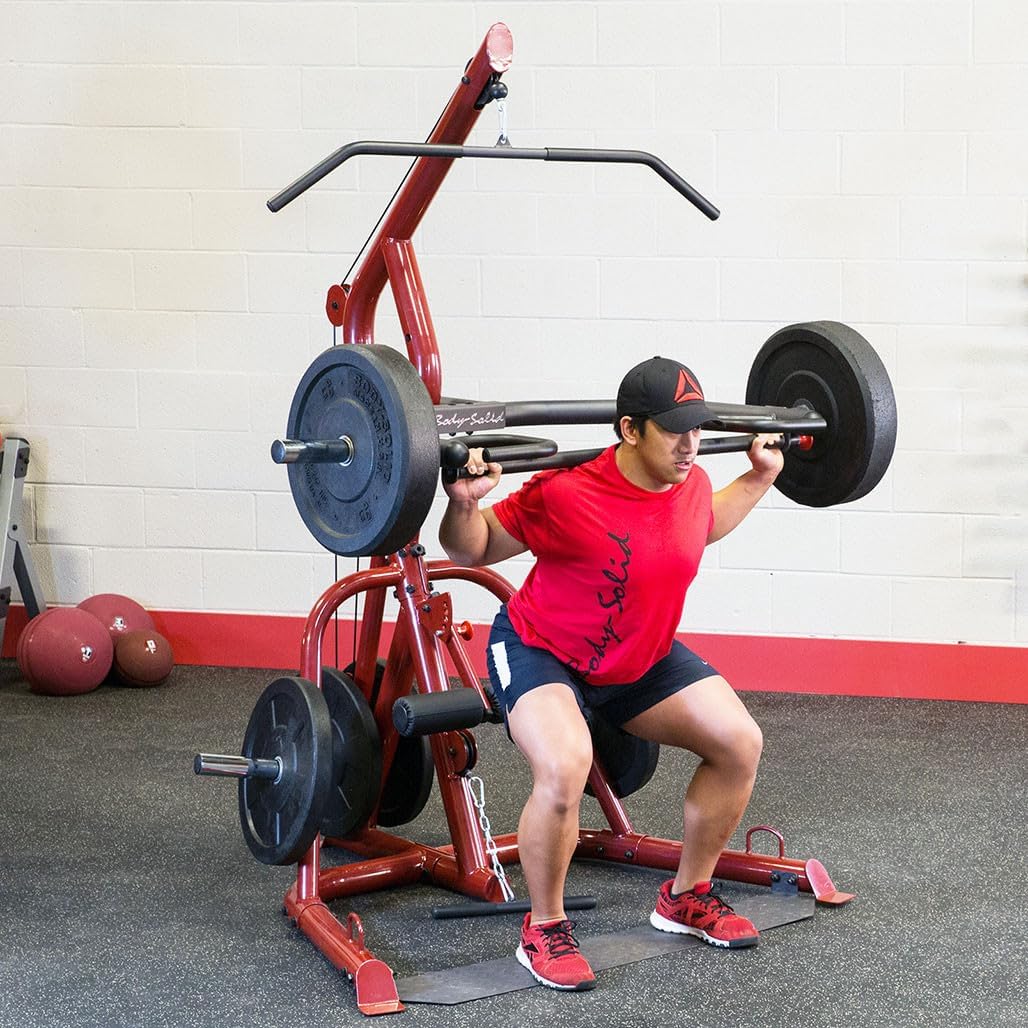 Body-Solid GLGS100BP4 Corner Leverage Gym Package