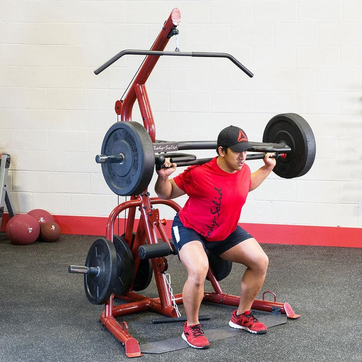 Body-Solid GLGS100BP4 Corner Leverage Gym Package