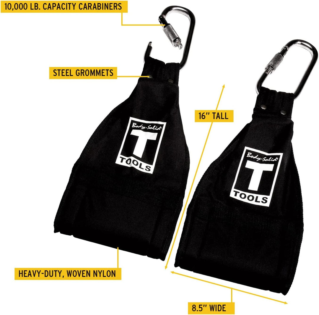 Body-Solid Gut Blaster Hanging Ab Straps for Pull-Up Bars (AAB2)