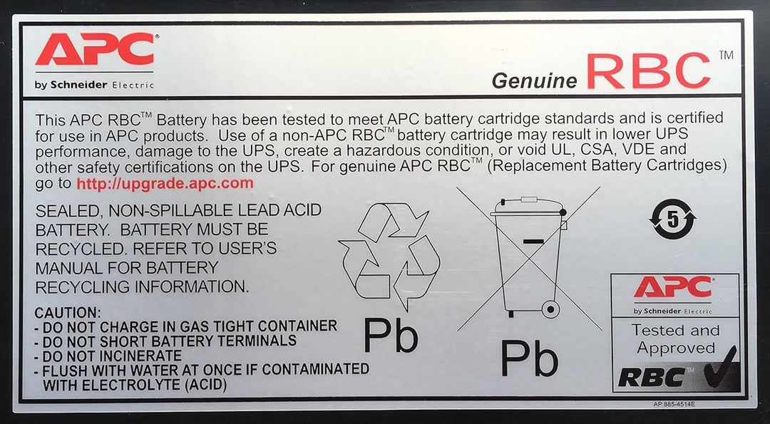 APC UPS Battery Replacement, APCRBC115 Smart-UPS Models SMX1500RM2U, SMX1500RM2UNC, SMX1500RMNCUS, SMX1500RMUS