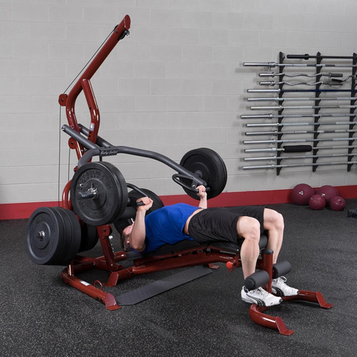 Body-Solid GLGS100BP4 Corner Leverage Gym Package